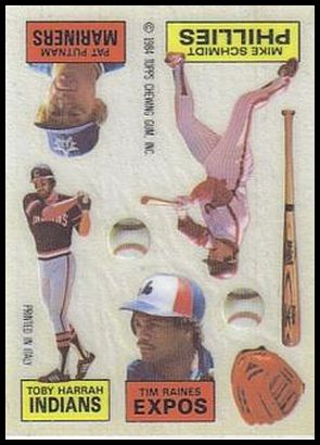 84TRD 23 Mike Schmidt Pat Putnam Toby Harrah Tim Raines.jpg